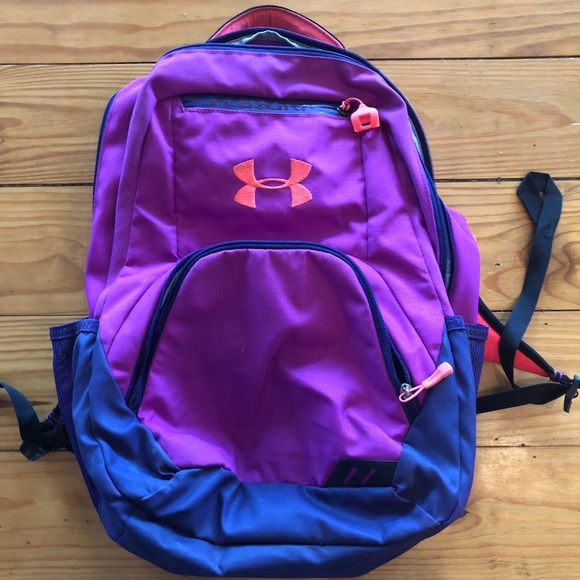 purple under armour backpack